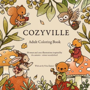 Cozyville Coloring Book (Digital Download) : Autumn-Winter Inspired with Cozy