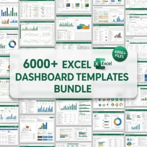 6000+ Excel Dashboard Templates Bundle | KPI, Finance, Sales